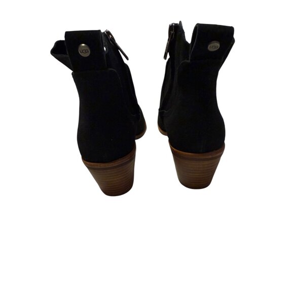 UGG Women's Kingsburg Ankle Boot Black Size 5 - Picture 3 of 11